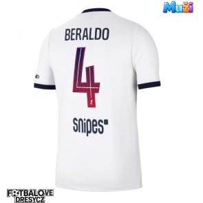 Paris Saint-Germain Lucas Beraldo #4 Venkovní Dres 2026-27 Krátký Rukáv
